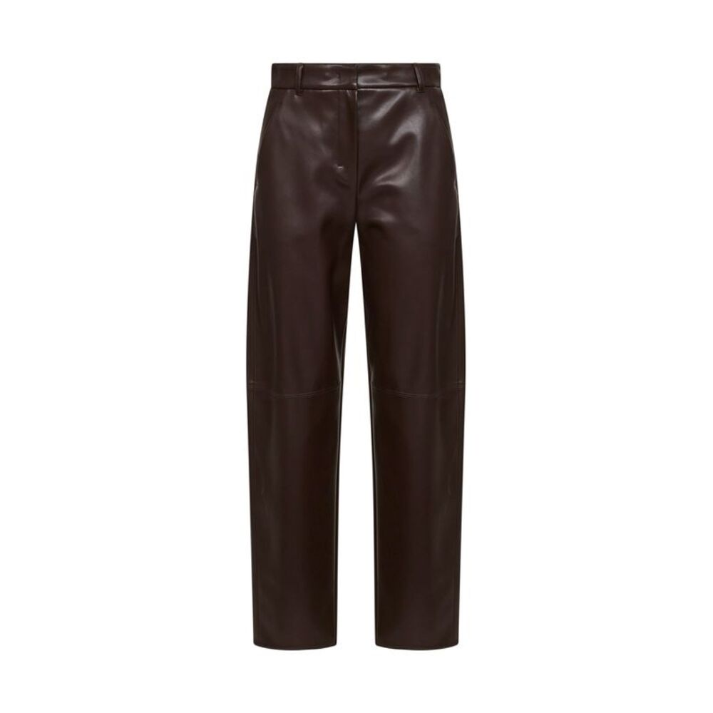Max Mara S Women Chocolate Smmsospiro Barrel Trousers